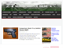 Tablet Screenshot of modernsurvivalonline.com